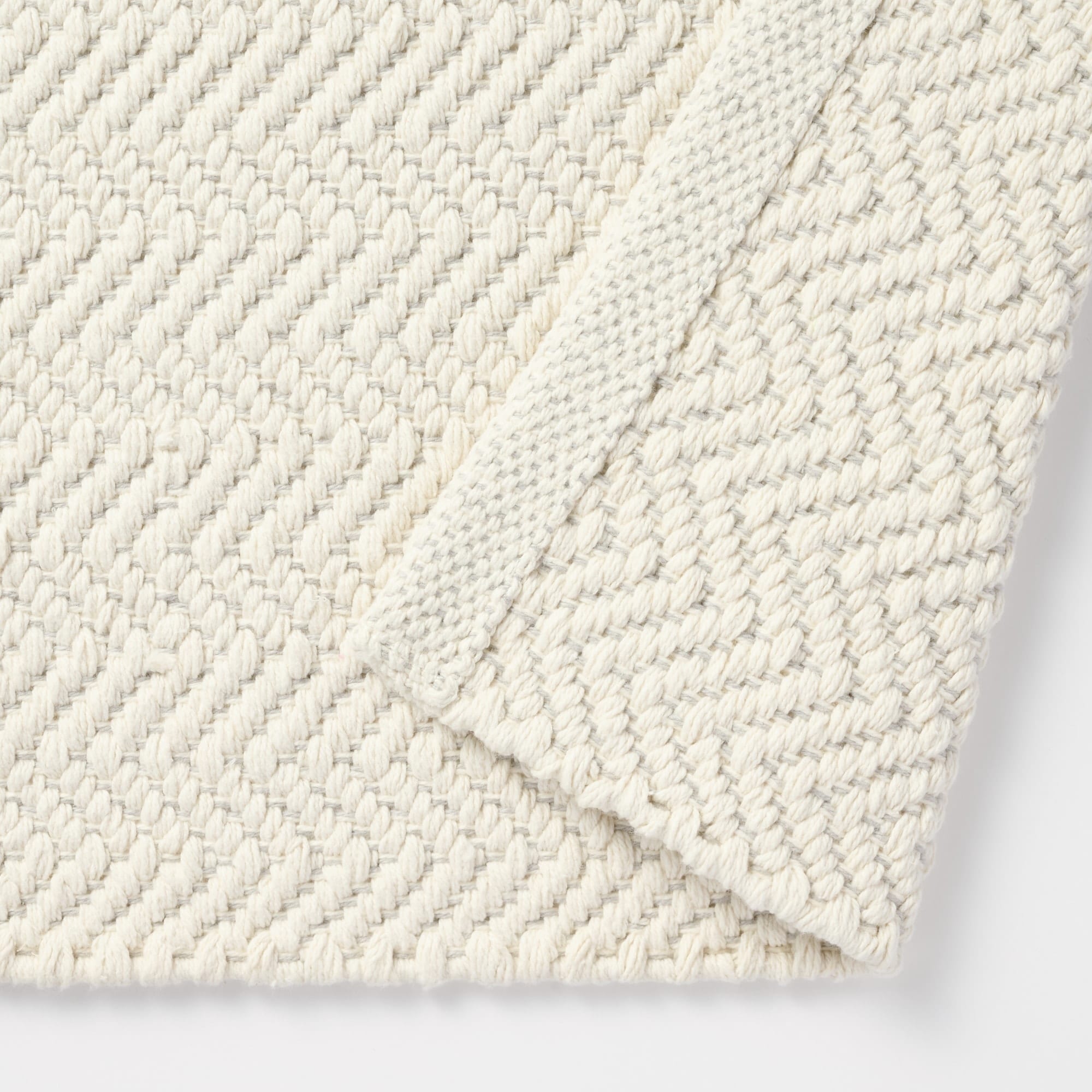 綿　手織りマット　５０×７５ｃｍ