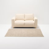 綿　手織りラグ　１４０×１９５ｃｍ