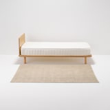 綿　手織りラグ　１４０×１９５ｃｍ