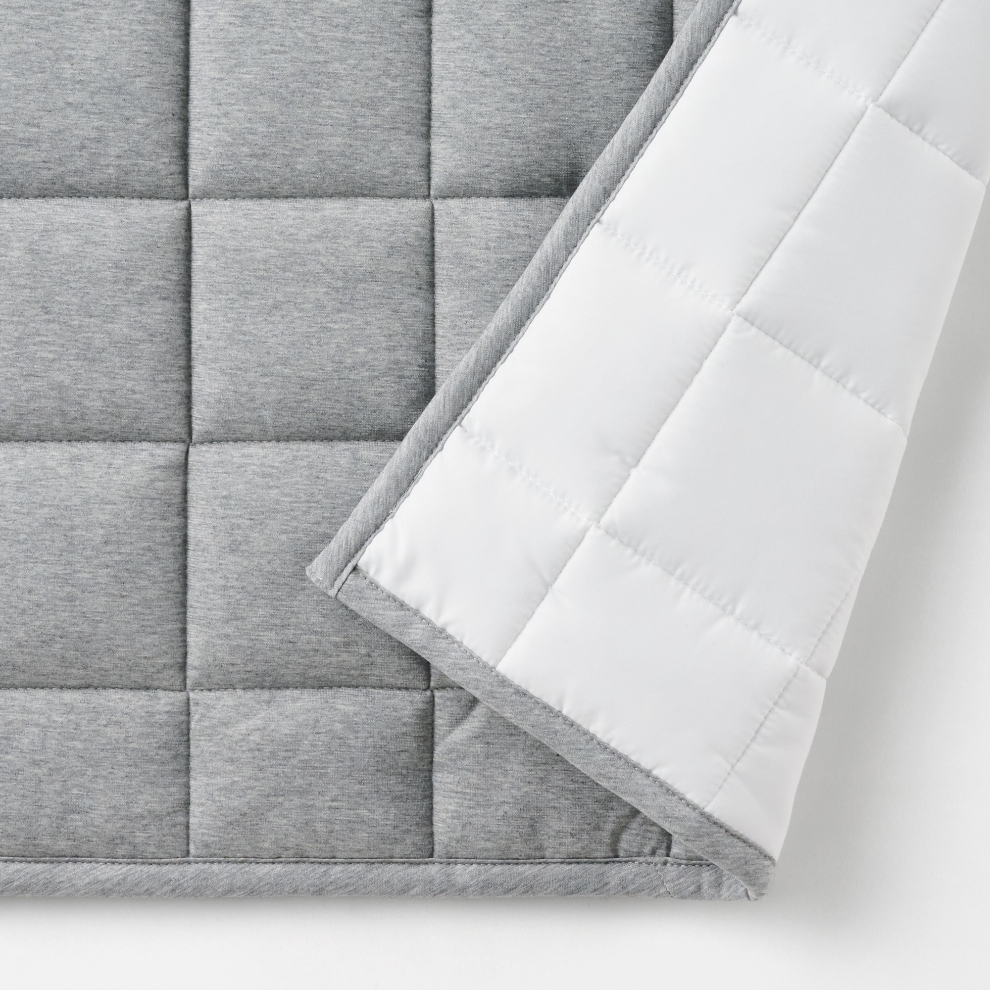 ひんやり綿　キルティングラグ