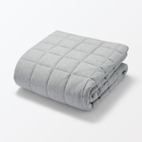 ひんやり綿　キルティングラグ