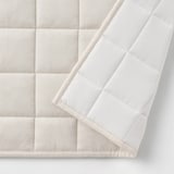 ひんやり綿　キルティングラグ