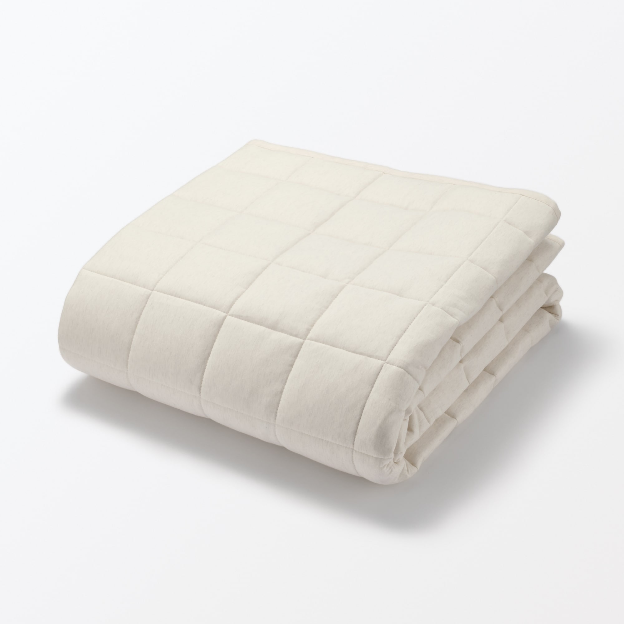tumugi✳︎ 無印良品　ふんわりキルティングラグ205×245 ひんやり綿 キルティングラグ | 無印良品