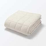 ひんやり綿　キルティングラグ