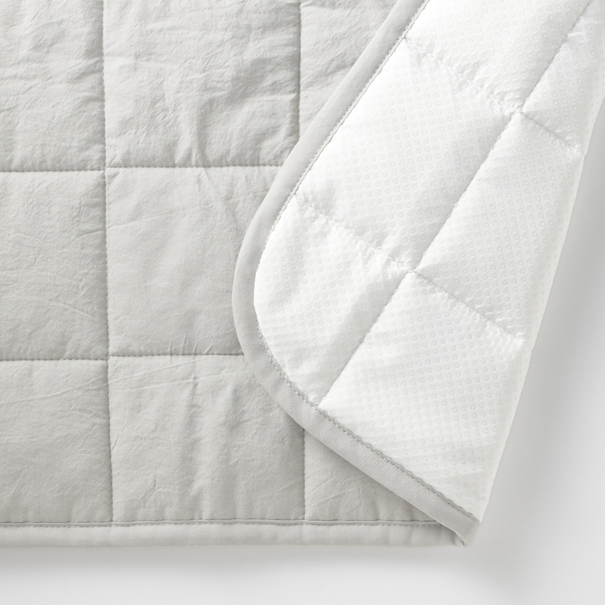 滑り止め付　綿洗いざらし　敷パッド・Ｓ