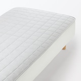 滑り止め付　綿洗いざらし　敷パッド・Ｓ