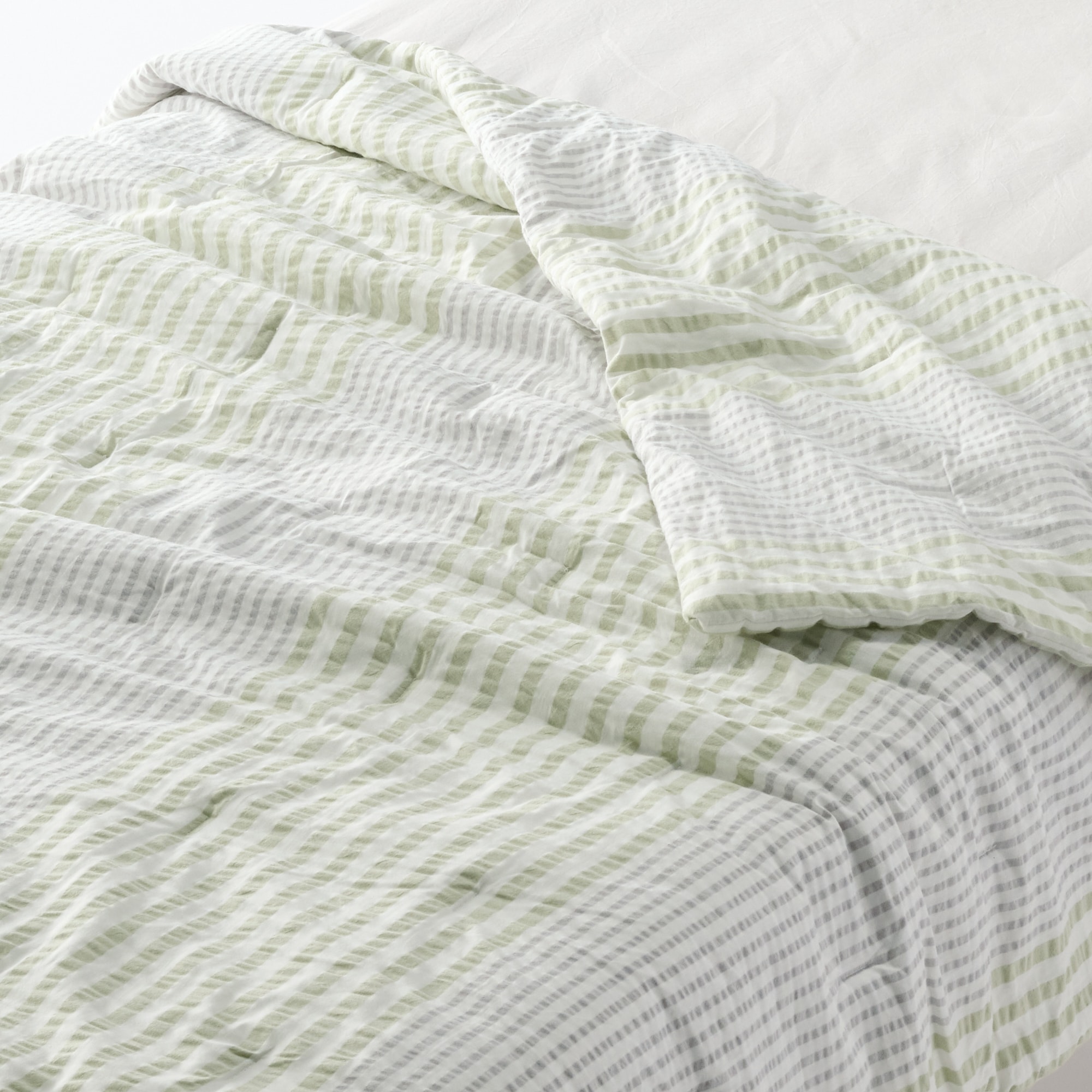 綿　サッカー織　薄掛ふとん／Ｓ