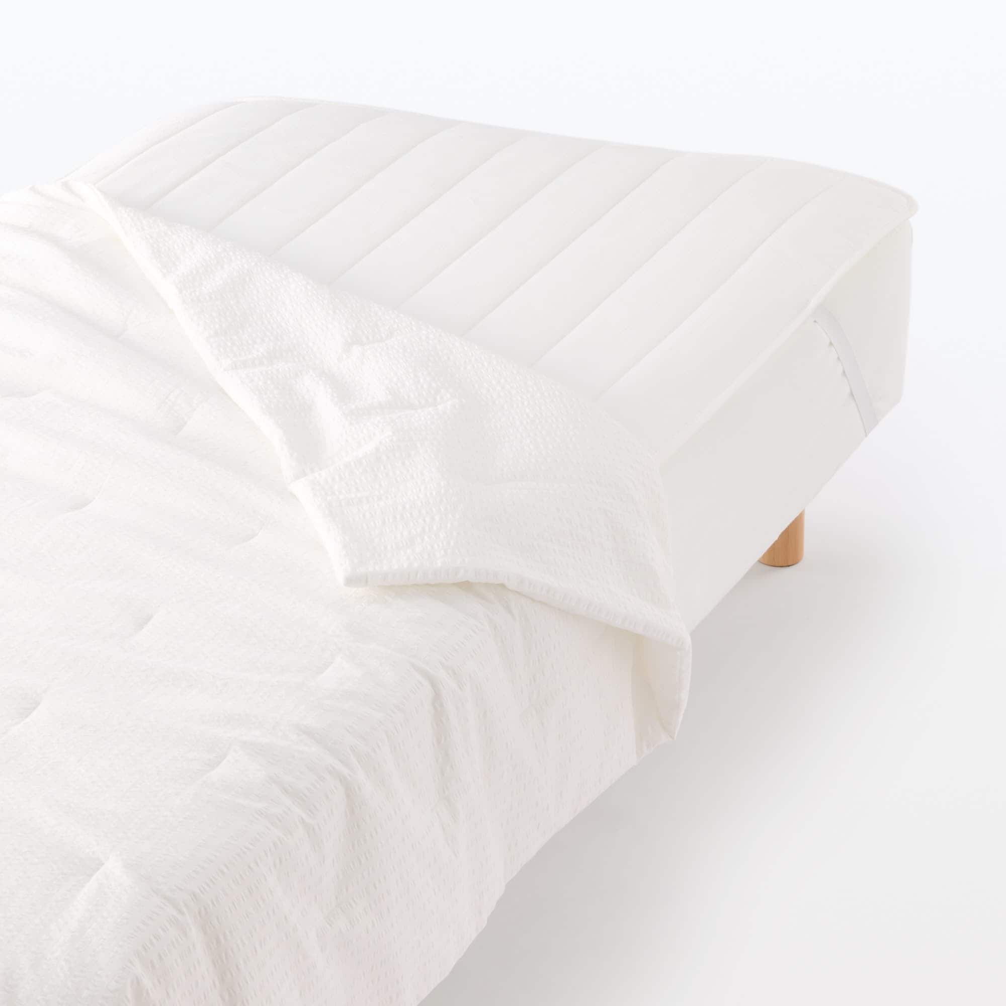 綿　サッカー織　敷パッド／Ｓ