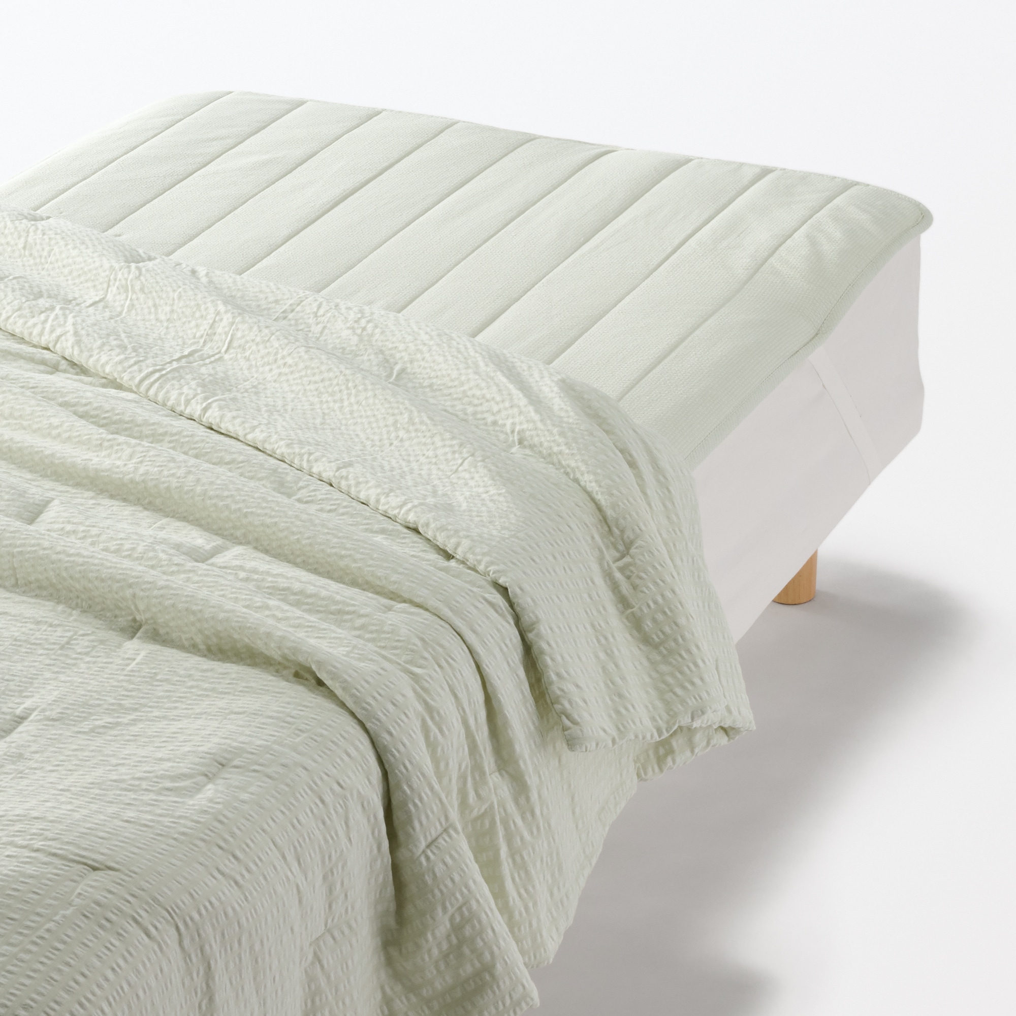 綿 サッカー織 敷パッド／S | 無印良品