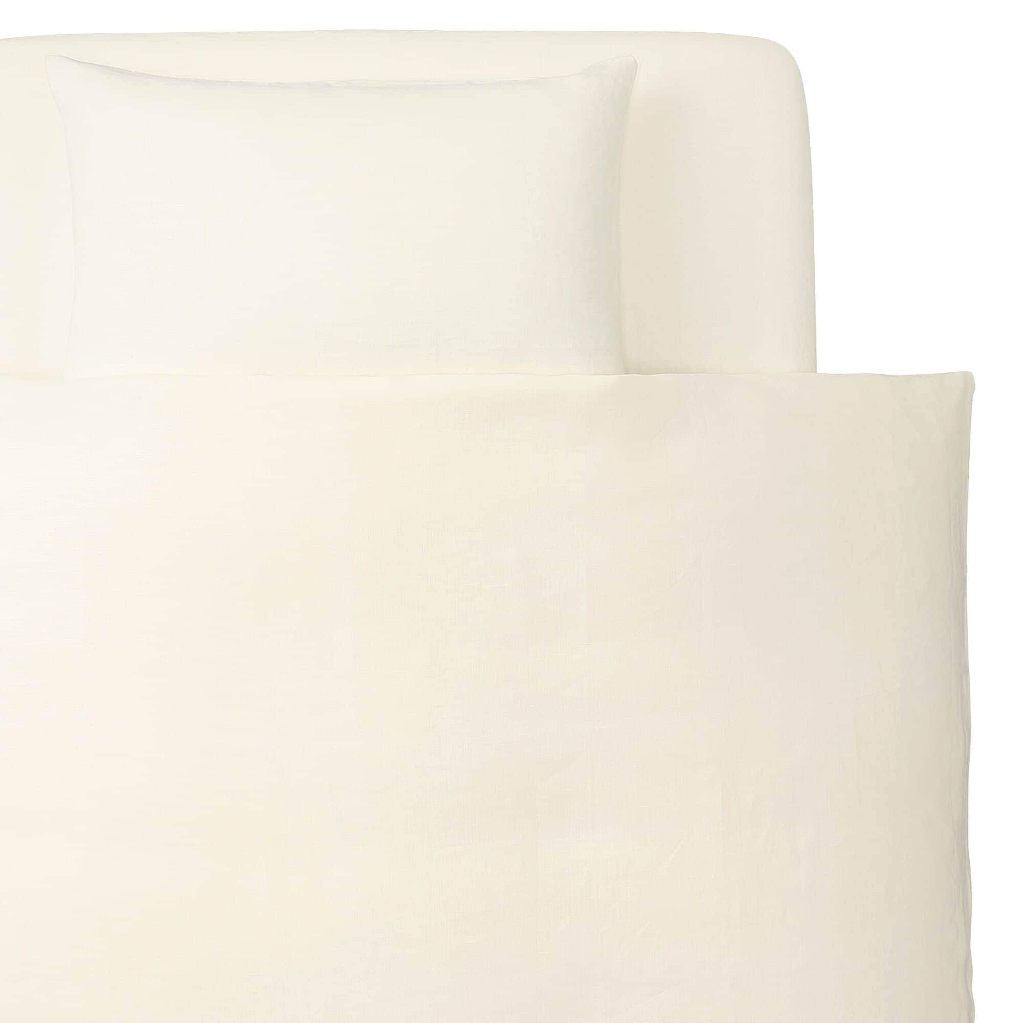 麻平織 まくらカバー 43×63cm用 | 無印良品