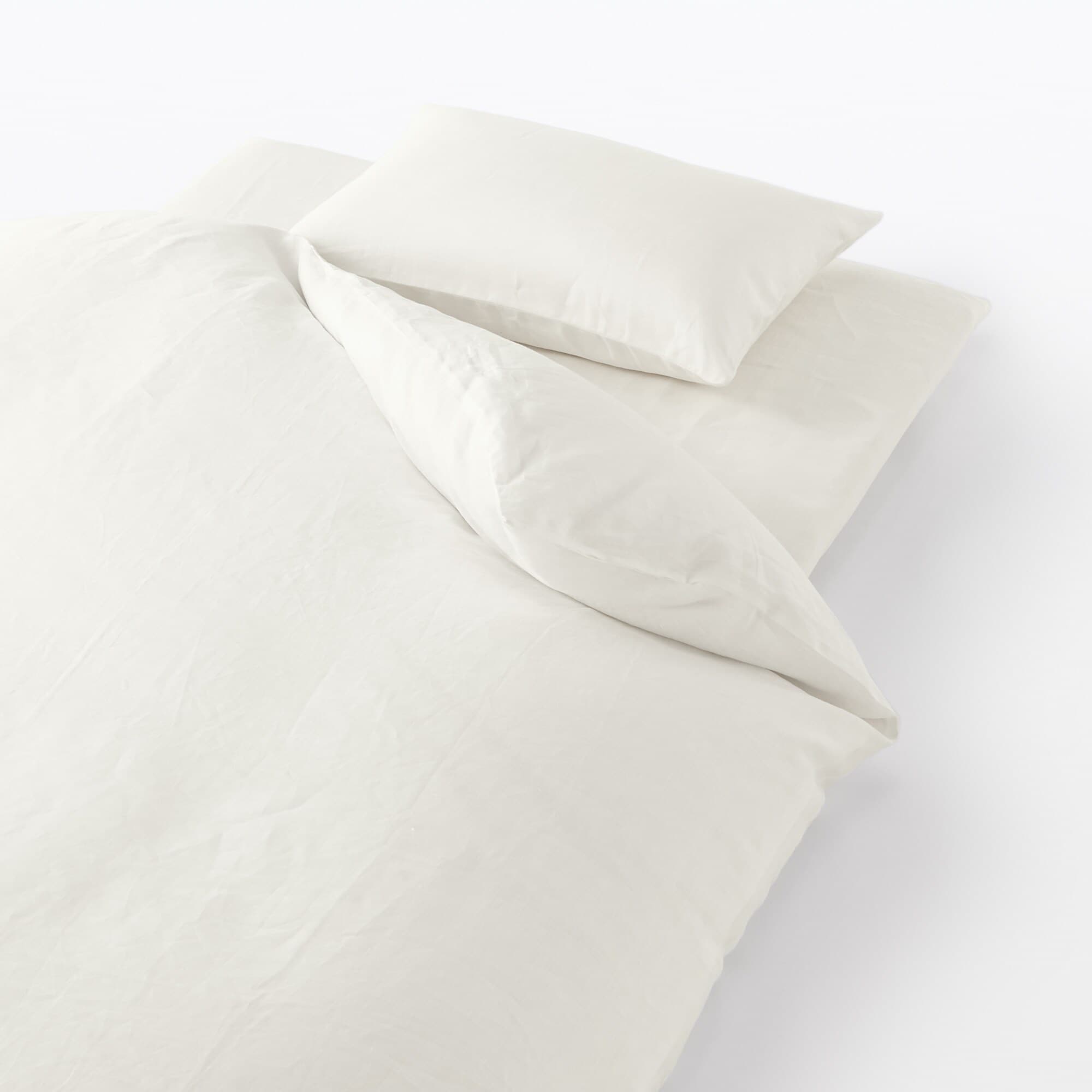 麻平織　フラットシーツ・Ｓ