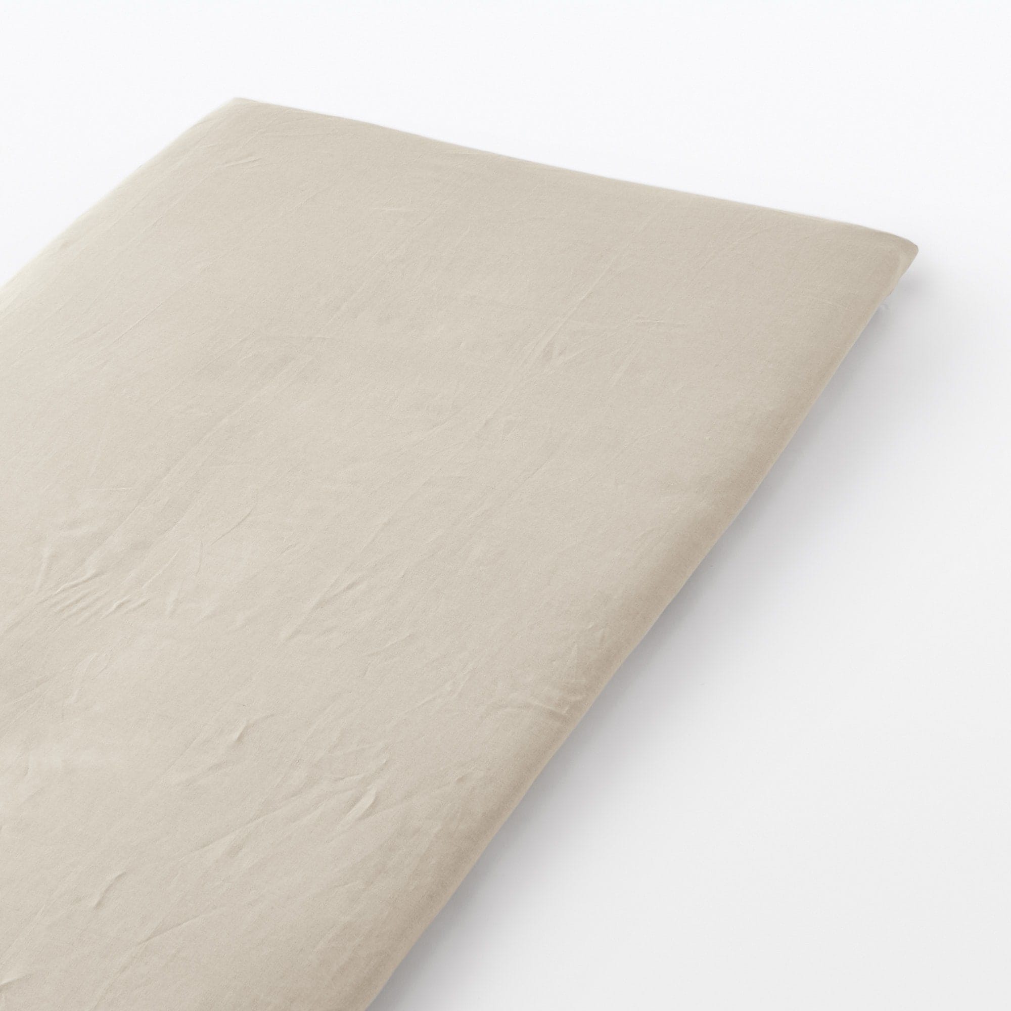 麻平織 フラットシーツ・S | 無印良品