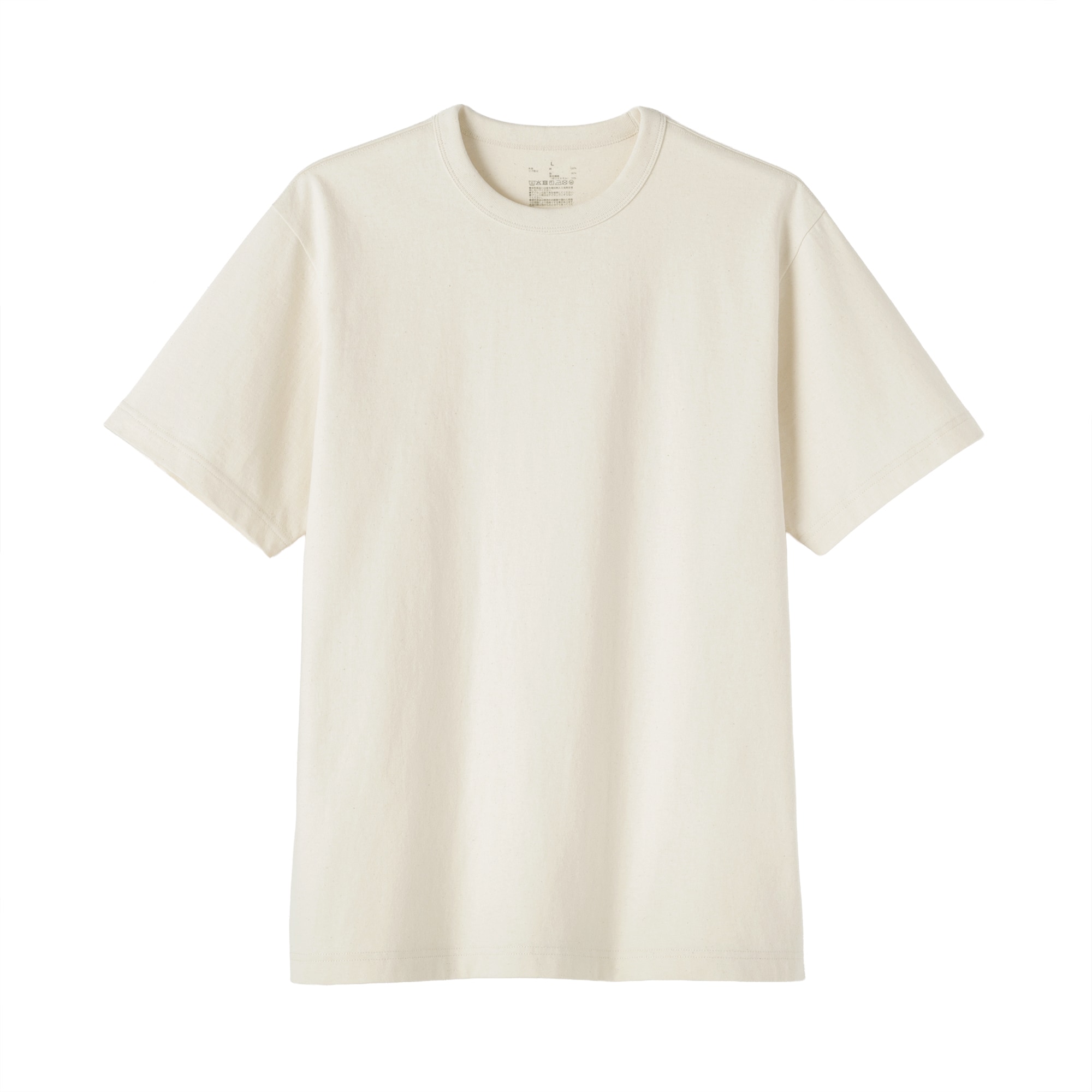 紳士　洗いざらし太番手クルーネック半袖Ｔシャツ