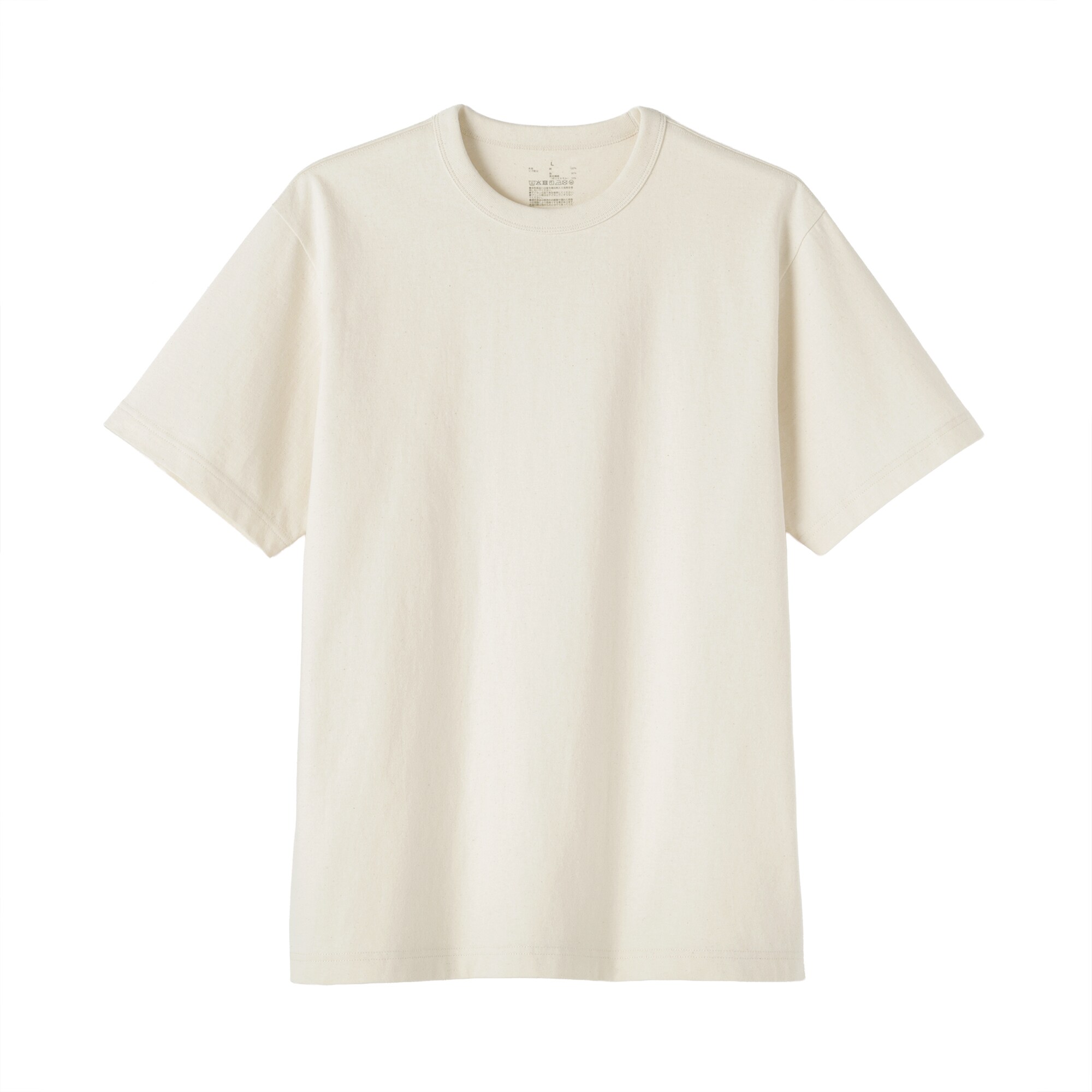 紳士　洗いざらし太番手クルーネック半袖Ｔシャツ