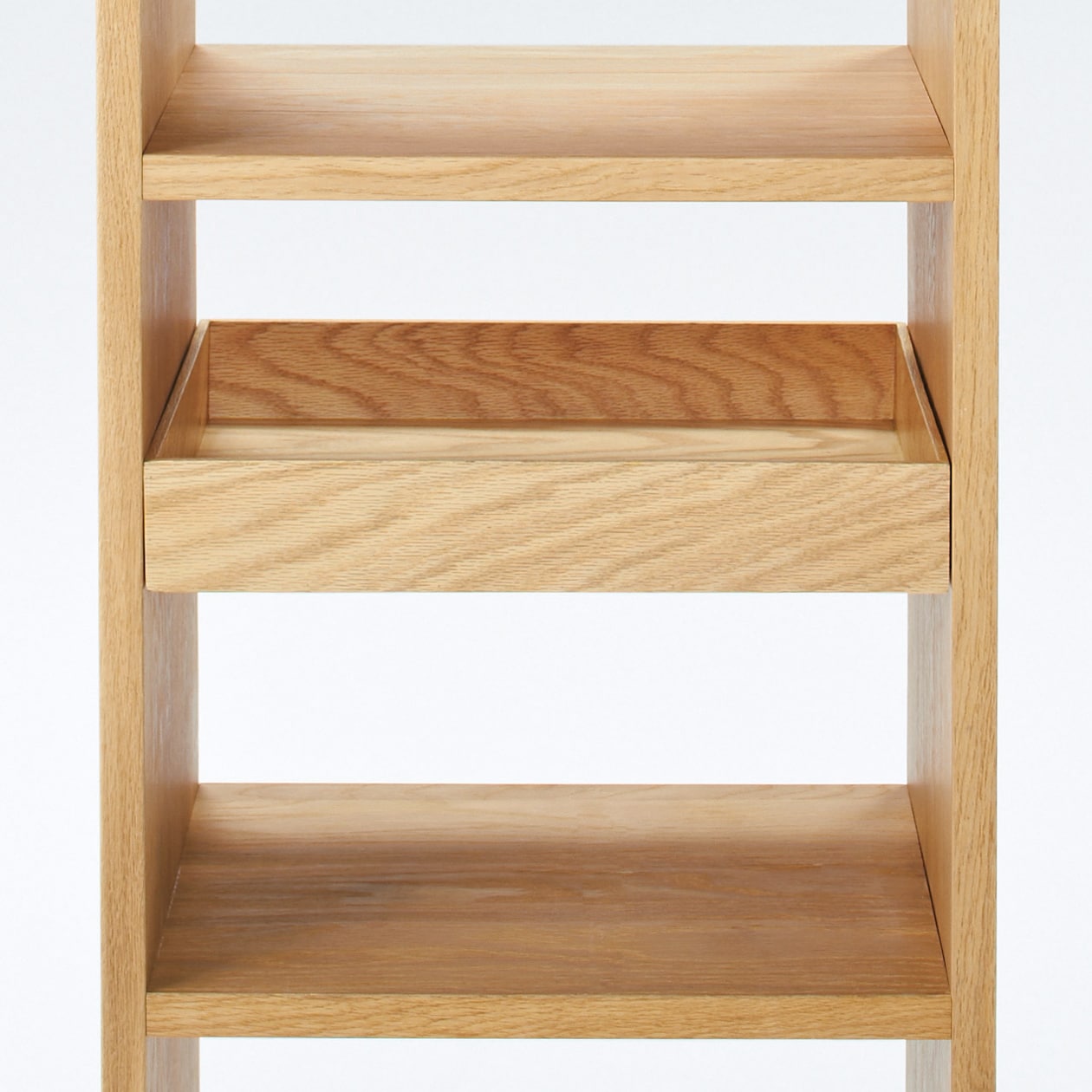 スタッキングシェルフ用トレー・オーク材