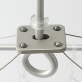 アルミ角型ハンガー　ポリカーボネートピンチ仕様