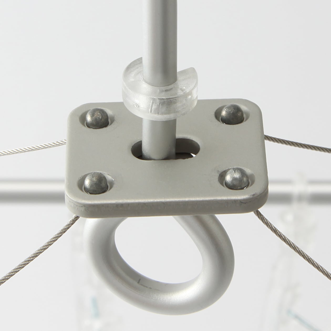 アルミ角型ハンガー　ポリカーボネートピンチ仕様