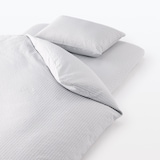 綿　サッカー織　敷ふとんシーツ・Ｓ　兼浅型ボックスシーツ