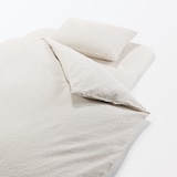 綿　サッカー織　敷ふとんシーツ・Ｓ　兼浅型ボックスシーツ