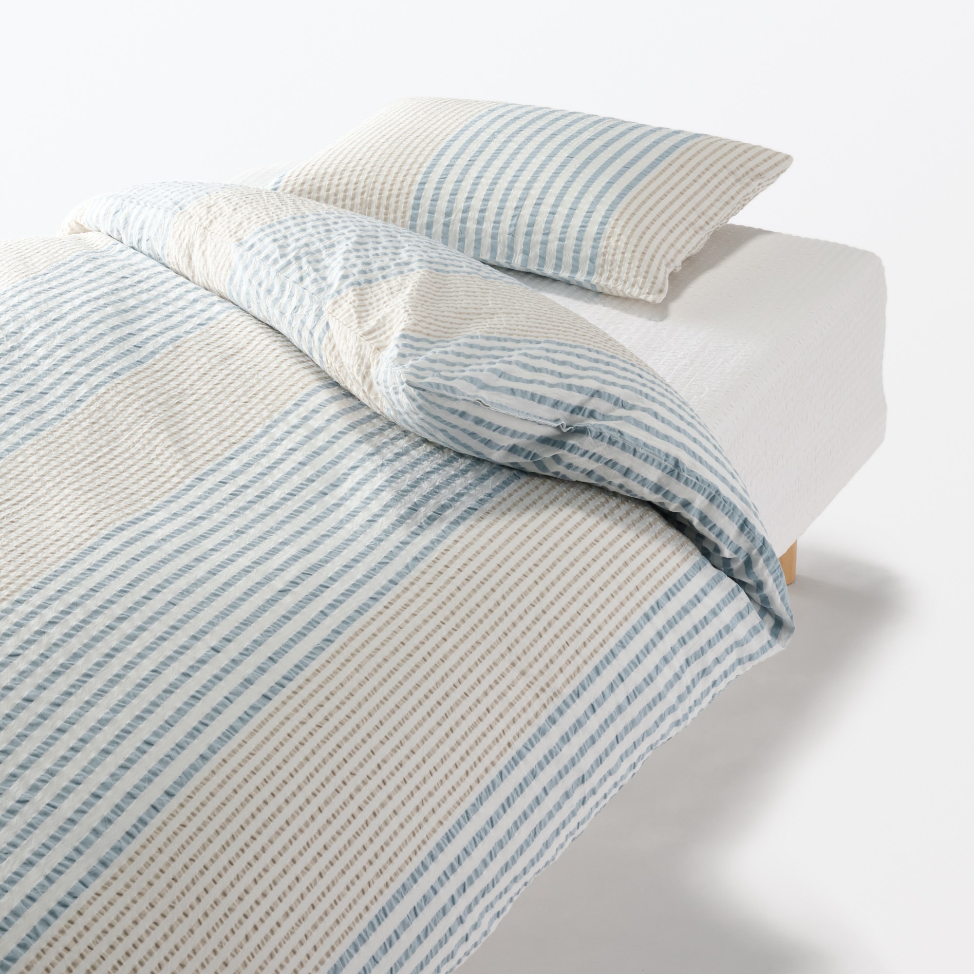 綿　サッカー織　まくらカバー　４３×６３ｃｍ用