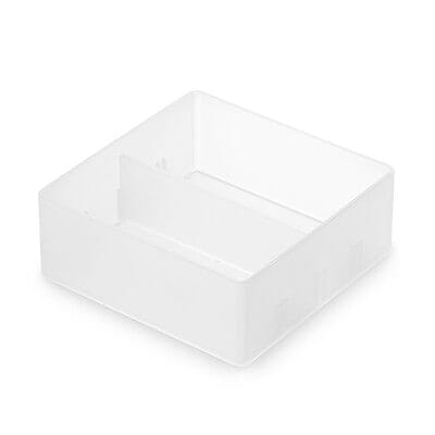 ポリプロピレンデスク内整理トレー１　約１００ｘ１００ｘ４０ｍｍ