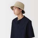 ＵＶカット透湿撥水　防水テープ使いバケットハット