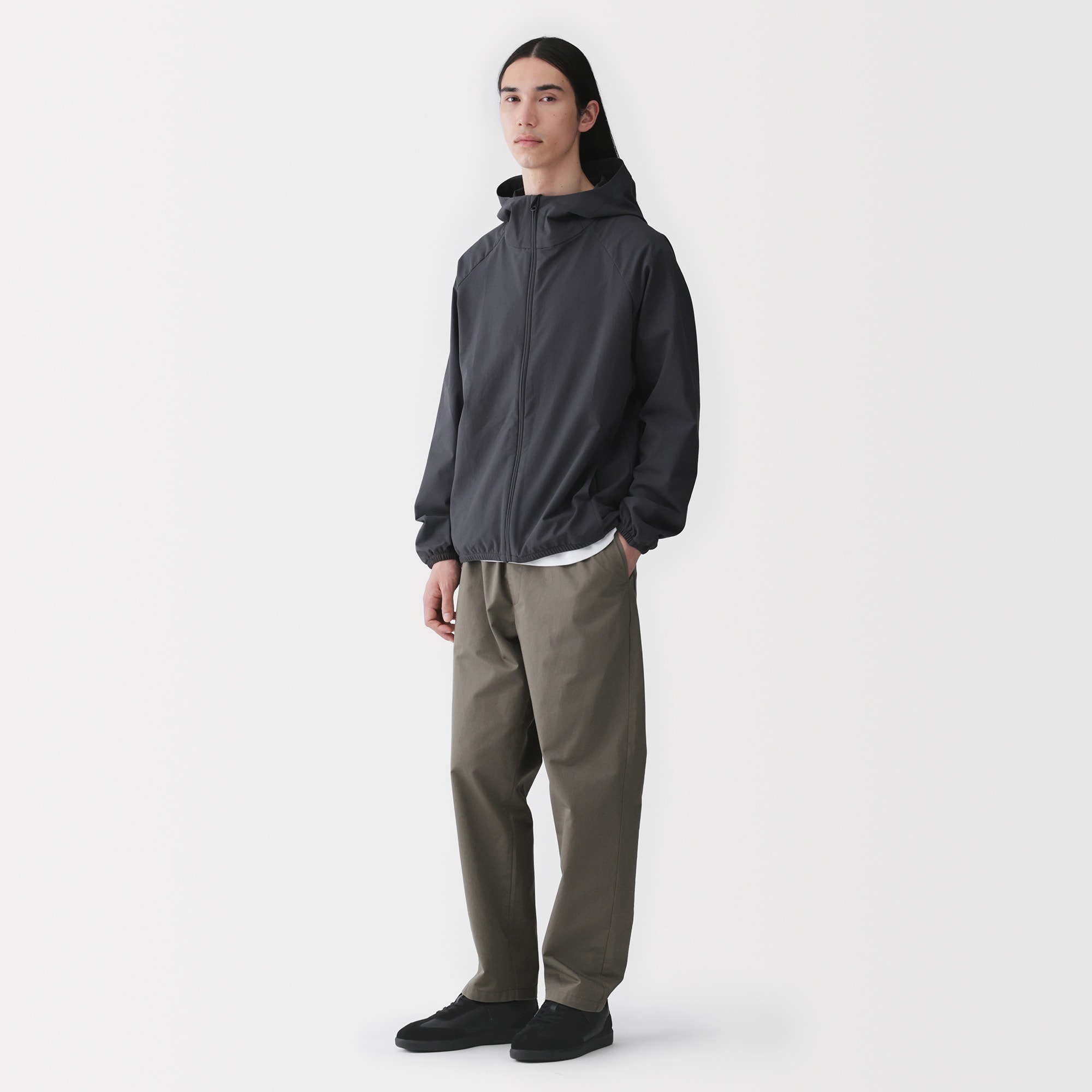 紳士　柔らかい中敷を使用した　コンビネーションスニーカー