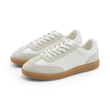 婦人　柔らかい中敷を使用した　コンビネーションスニーカー