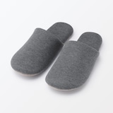 綿鹿の子　履き心地やわらか足なりスリッパ