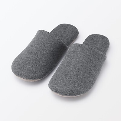 綿鹿の子履き心地やわらか足なりスリッパ　Ｍ～ＸＬ