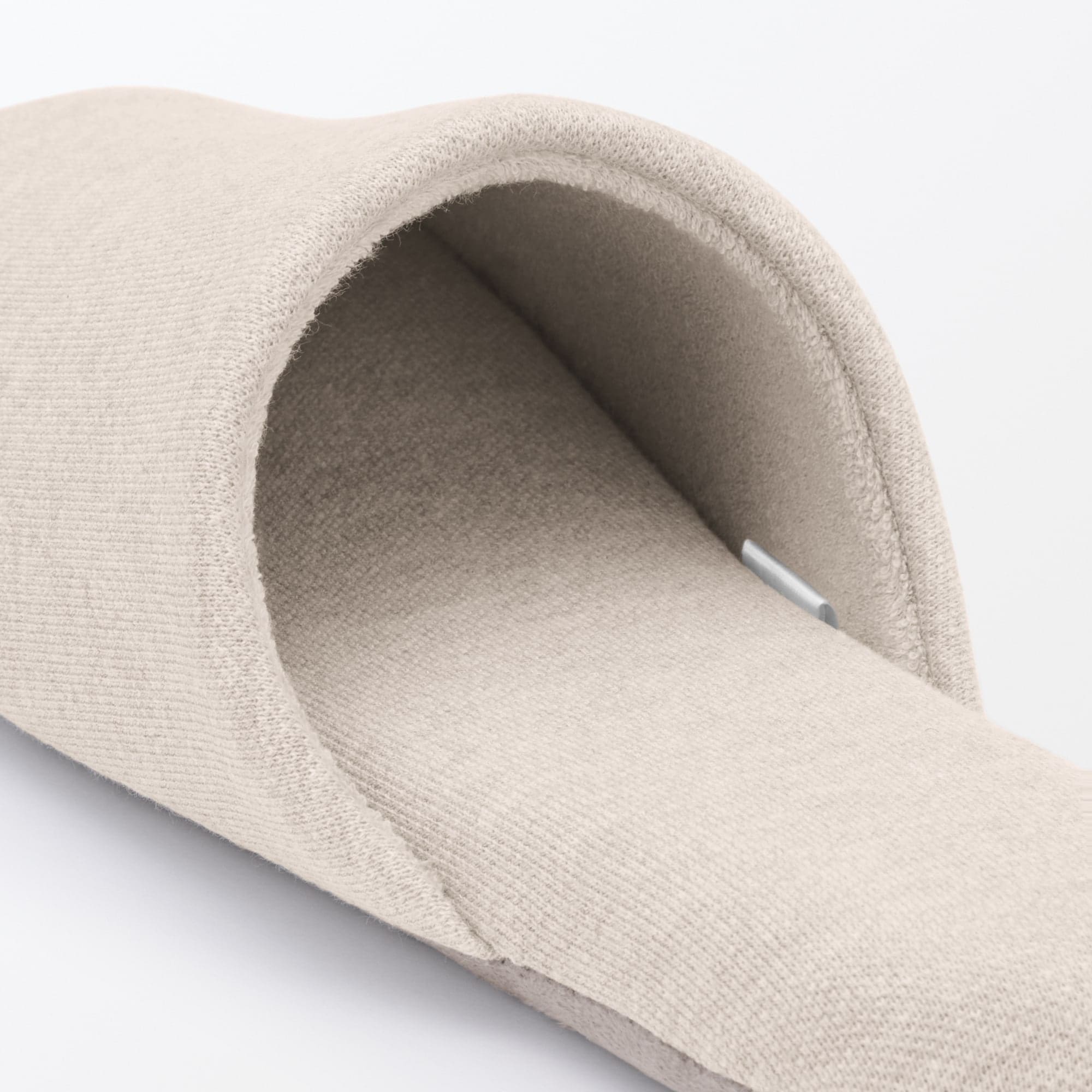 綿鹿の子　履き心地やわらか足なりスリッパ