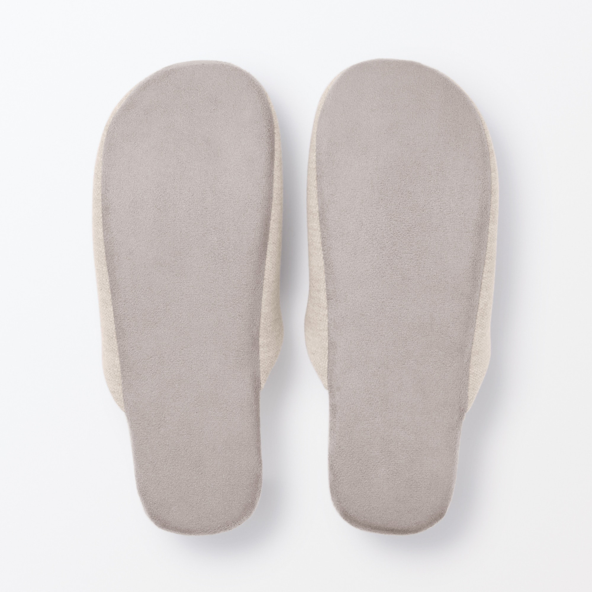 綿鹿の子　履き心地やわらか足なりスリッパ