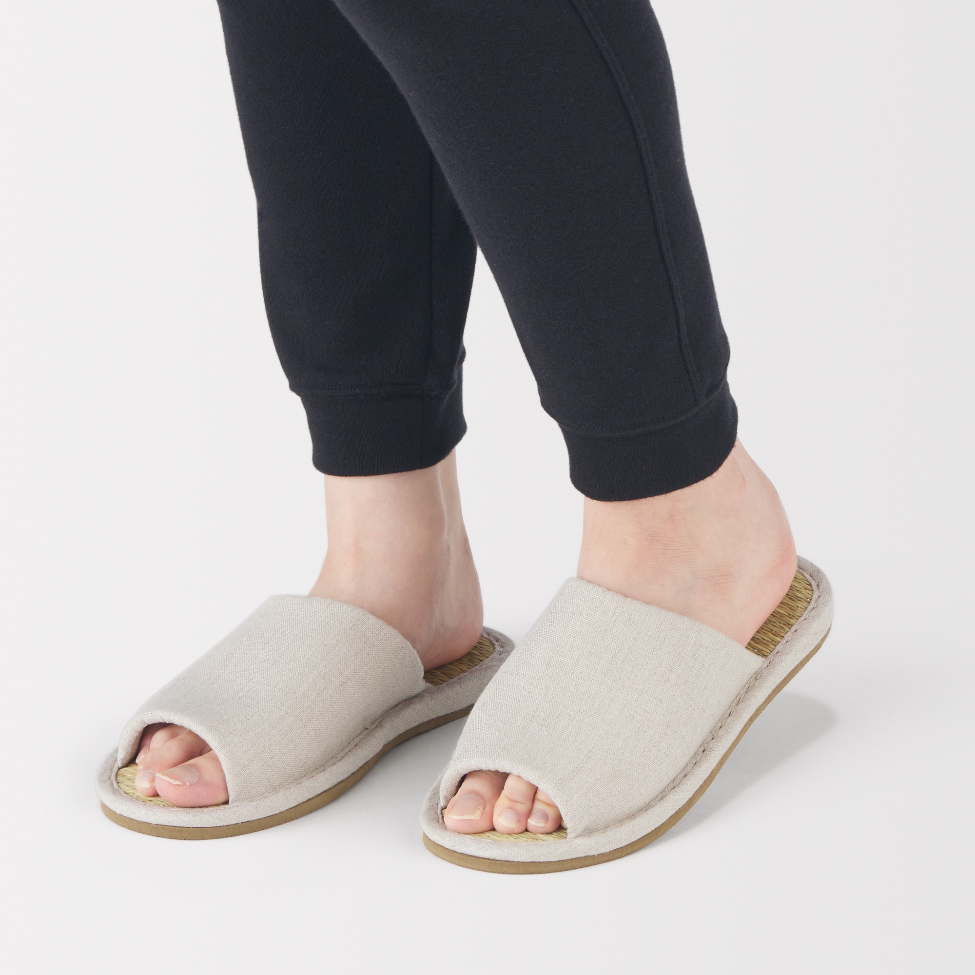 イ草スリッパ・前あき