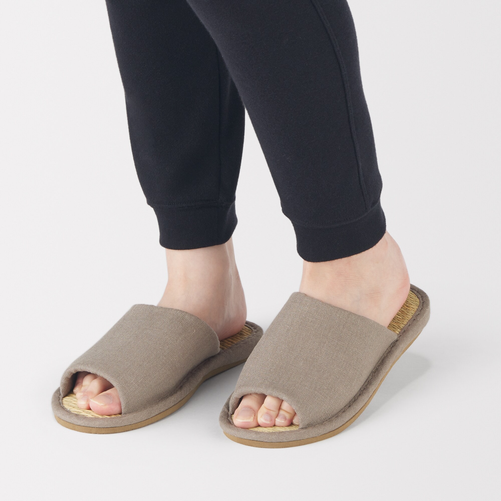 イ草スリッパ・前あき