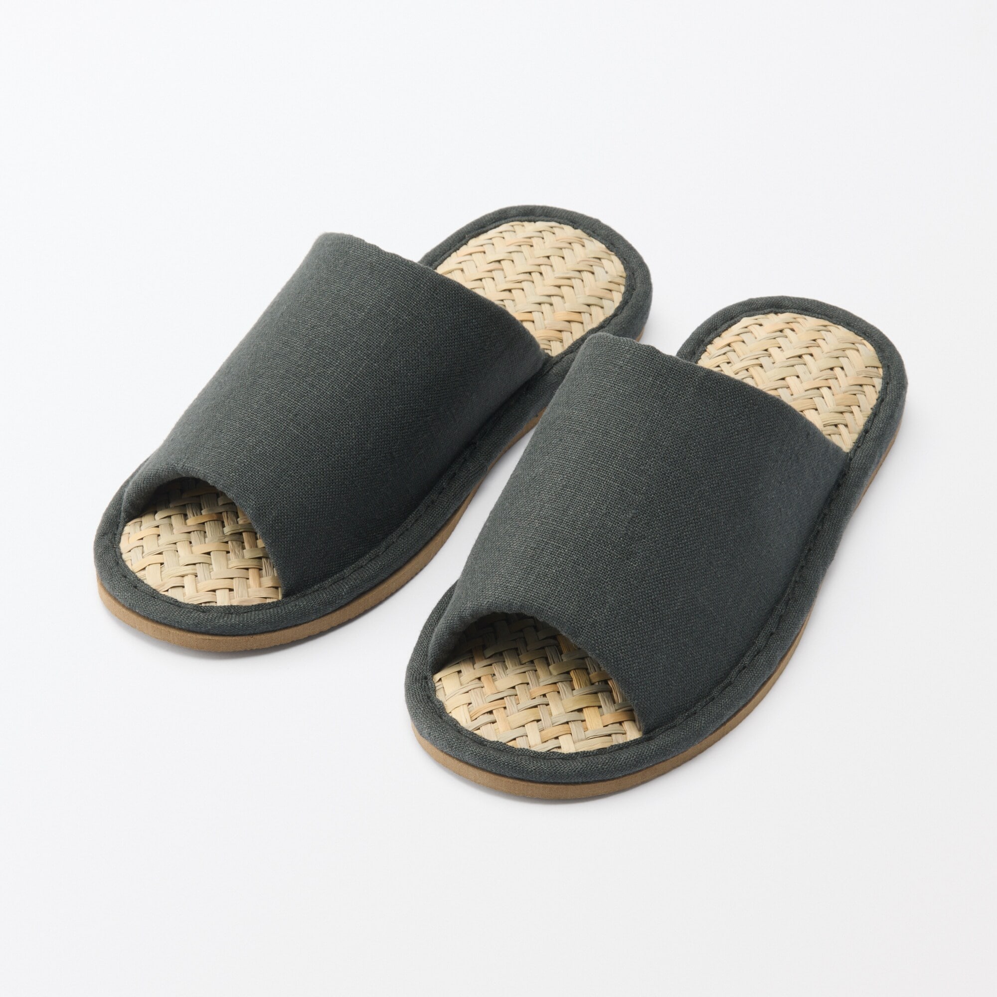 マライ草スリッパ・前あき