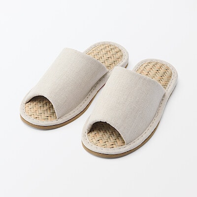 マライ草スリッパ・前あき　Ｓ～ＸＬ