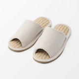 マライ草スリッパ・前あき