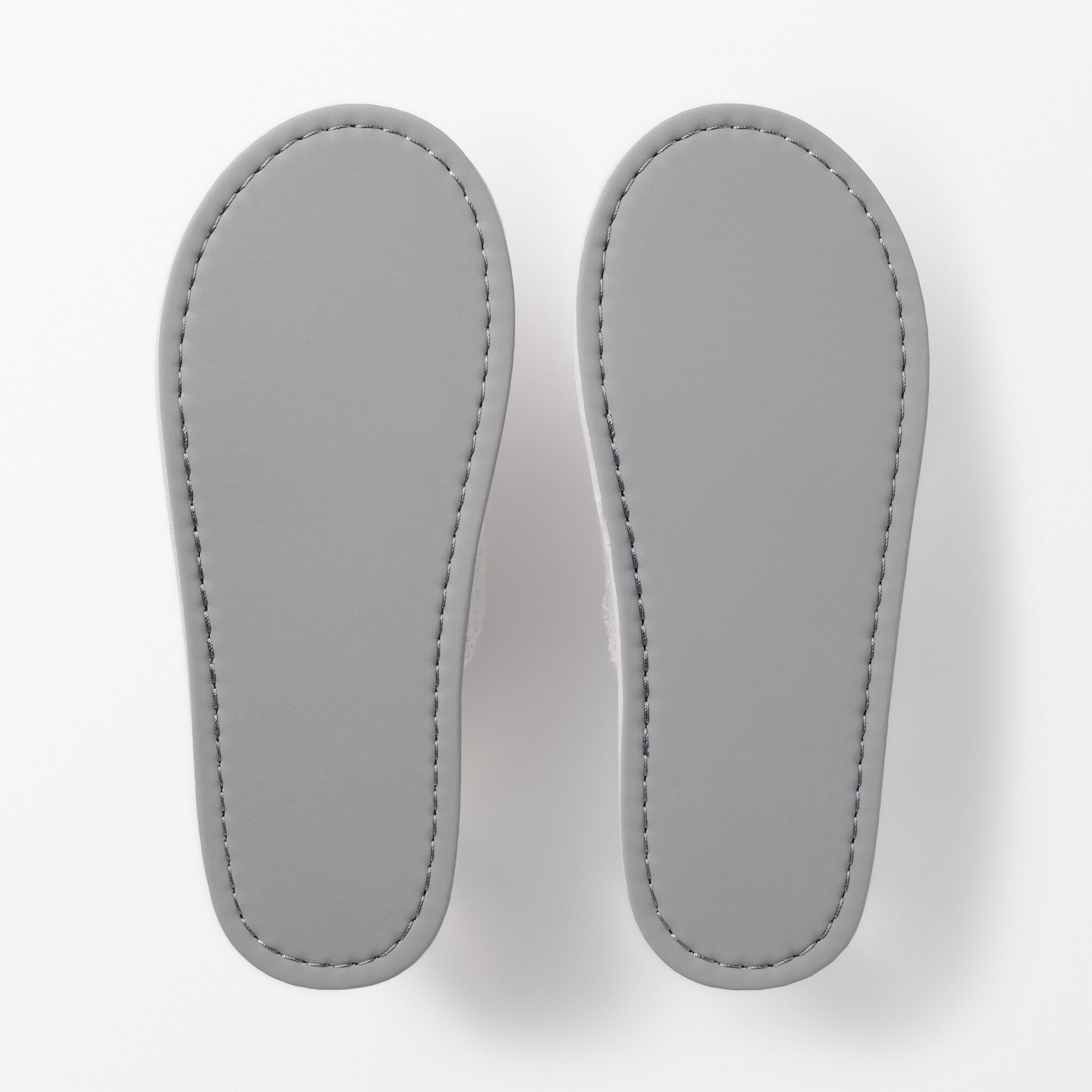 洗える綿パイルスリッパ・前あき