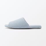 綿サッカー織　履き心地やわらか足なりスリッパ