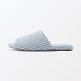 綿サッカー織　履き心地やわらか足なりスリッパ