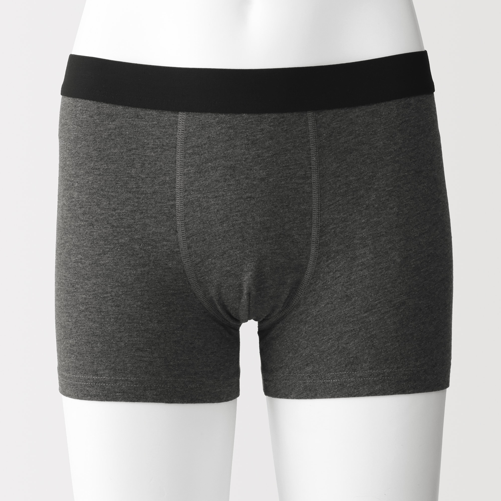 紳士　綿天竺　前閉じボクサーパンツ