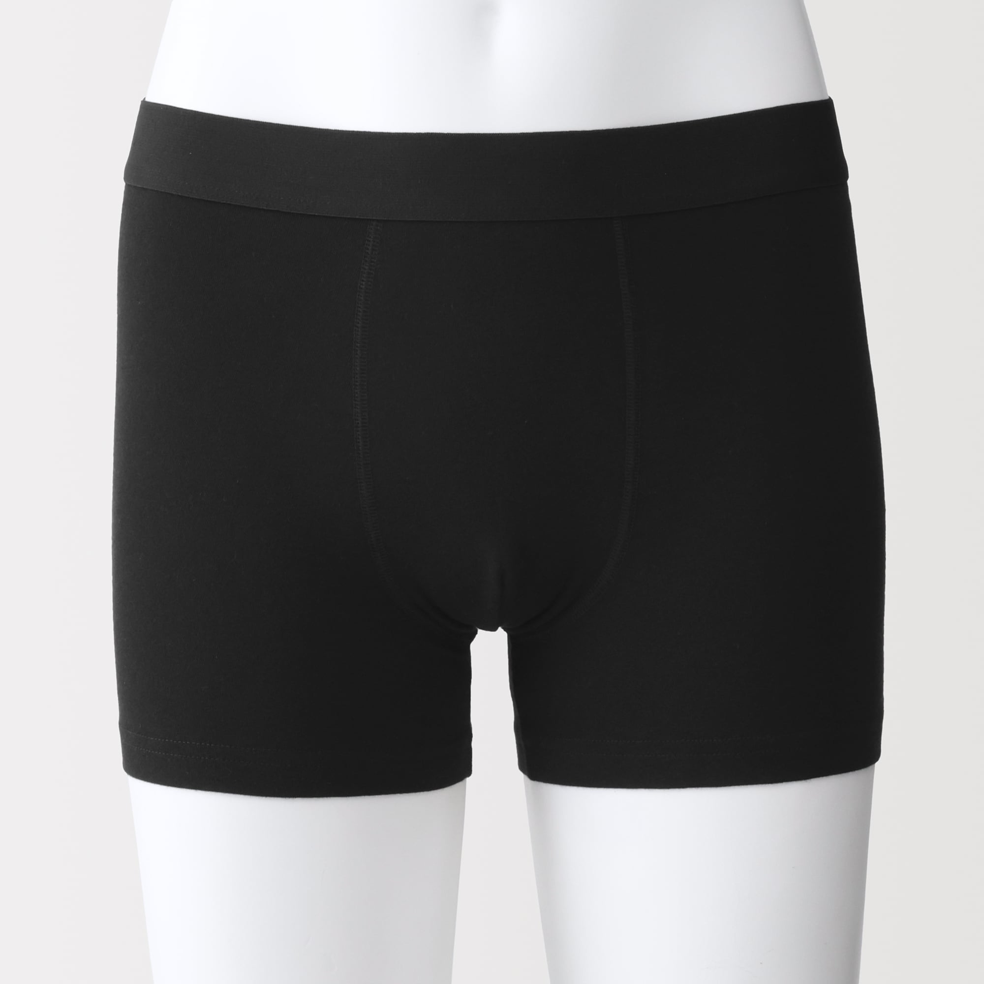 紳士　綿天竺　前閉じボクサーパンツ