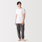 紳士　脇に縫い目のない　２枚組　クルーネック半袖Ｔシャツ