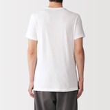 紳士　脇に縫い目のない　２枚組　クルーネック半袖Ｔシャツ