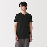 紳士　脇に縫い目のない　２枚組　クルーネック半袖Ｔシャツ