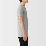 紳士　脇に縫い目のない　２枚組　Ｖネック半袖Ｔシャツ