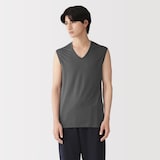 紳士　脇に縫い目のない　なめらか　ノースリーブＴシャツ