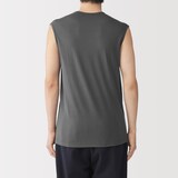 紳士　脇に縫い目のない　なめらか　ノースリーブＴシャツ