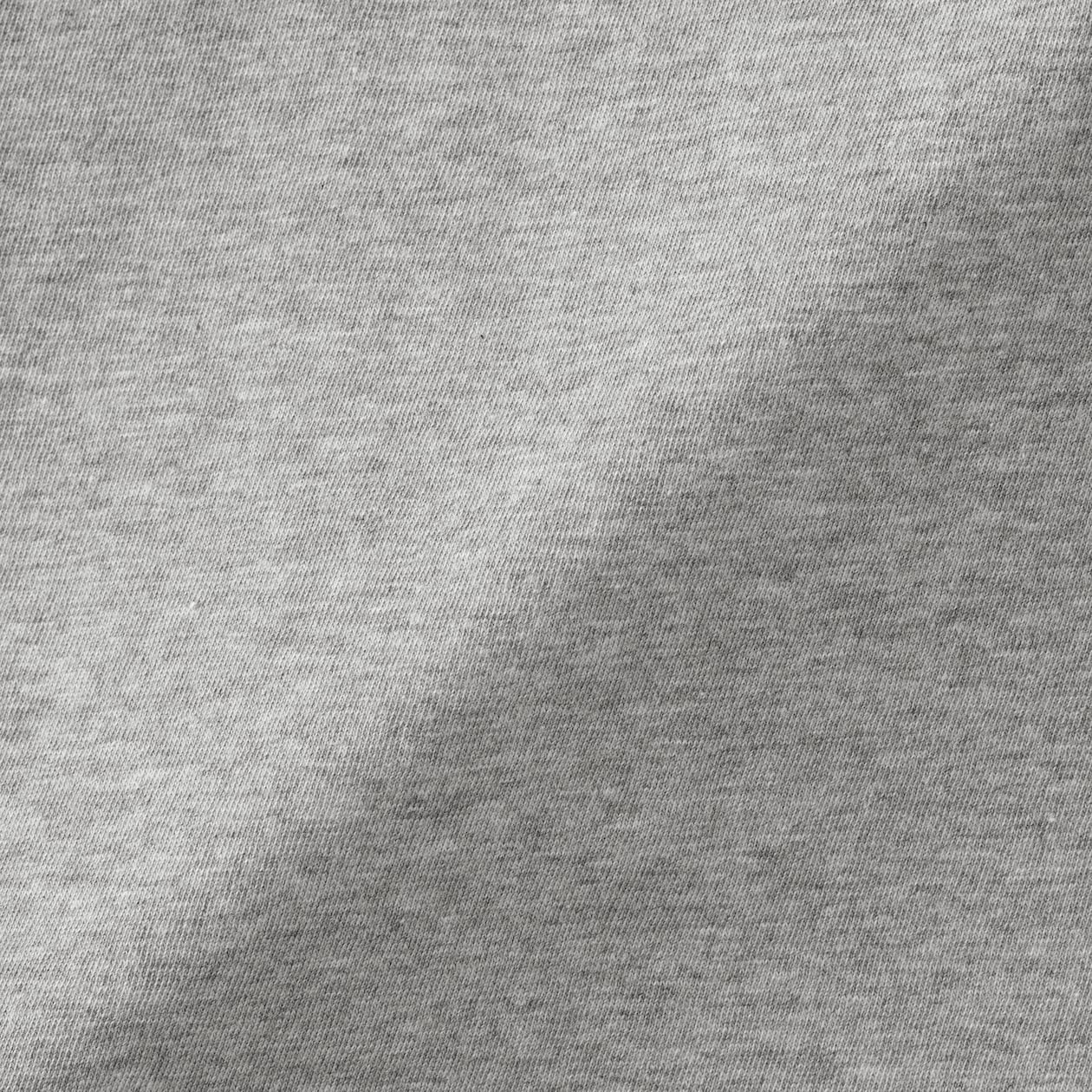 紳士　脇に縫い目のない　２枚組　クルーネック半袖Ｔシャツ（再生コットン）