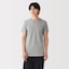紳士　脇に縫い目のない　２枚組　クルーネック半袖Ｔシャツ（再生コットン）